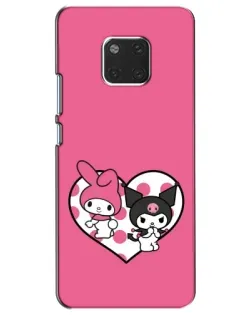 Чехол для Huawei Mate 20 (HMA-L09, HMA-L29) с картинкой «Kuromi и My Melody»