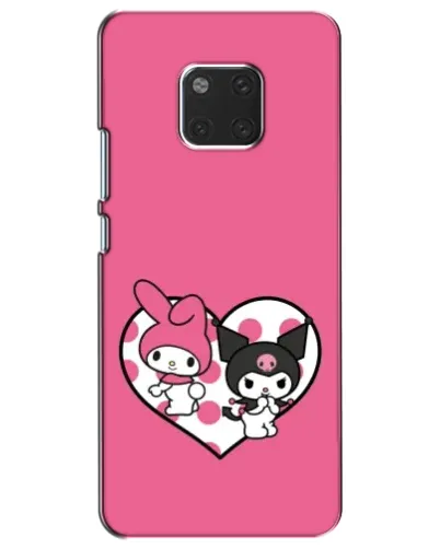 Чехол для Huawei Mate 20 (HMA-L09, HMA-L29) с картинкой «Kuromi и My Melody»