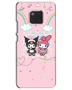 Чехол для Huawei Mate 20 (HMA-L09, HMA-L29) с картинкой «My Melody и Kuromi»