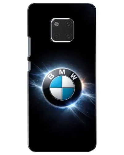 Чехол для Huawei Mate 20 (HMA-L09, HMA-L29) с картинкой «BMW — неоновое сияние»