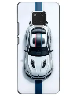 Чехол для Huawei Mate 20 (HMA-L09, HMA-L29) с картинкой «Вид сверху — BMW M»