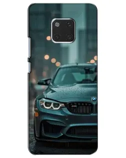 Чехол для Huawei Mate 20 (HMA-L09, HMA-L29) с картинкой «BMW в огнях города»