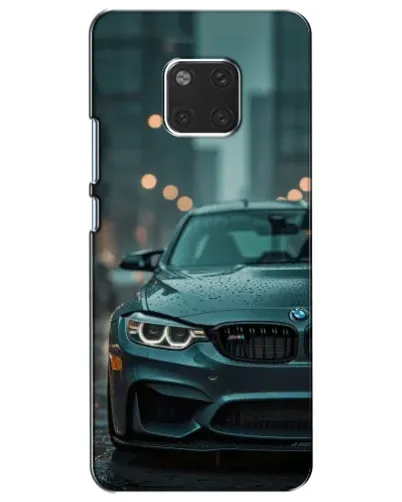 Чехол для Huawei Mate 20 (HMA-L09, HMA-L29) с картинкой «BMW в огнях города»