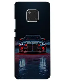 Чехол для Huawei Mate 20 (HMA-L09, HMA-L29) с картинкой «BMW на мокрой дороге»