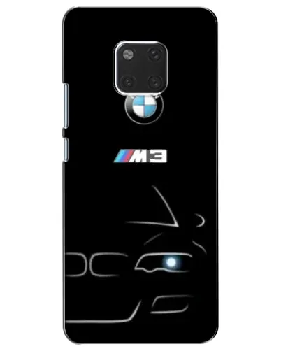 Чехол для Huawei Mate 20 (HMA-L09, HMA-L29) с картинкой «Минималистичный принт BMW M3»