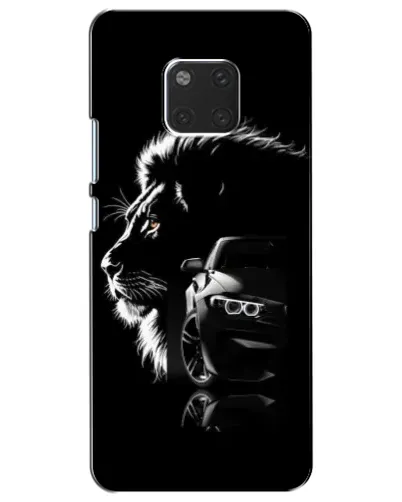 Чехол для Huawei Mate 20 (HMA-L09, HMA-L29) с картинкой «BMW и лев»