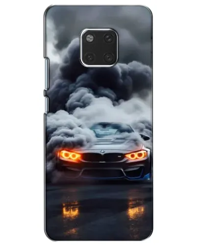 Чехол для Huawei Mate 20 (HMA-L09, HMA-L29) с картинкой «BMW в дыму»