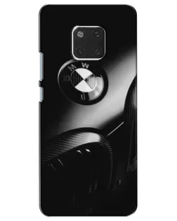 Чехол для Huawei Mate 20 (HMA-L09, HMA-L29) с картинкой «Эмблема BMW — макро»
