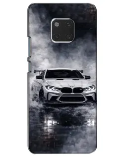 Чехол для Huawei Mate 20 (HMA-L09, HMA-L29) с картинкой «BMW сквозь туман»