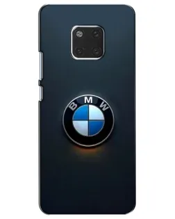Чехол для Huawei Mate 20 (HMA-L09, HMA-L29) с картинкой «Логотип BMW — минимализм»