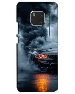 Чехол для Huawei Mate 20 (HMA-L09, HMA-L29) с картинкой «BMW M-Power — абстракция»