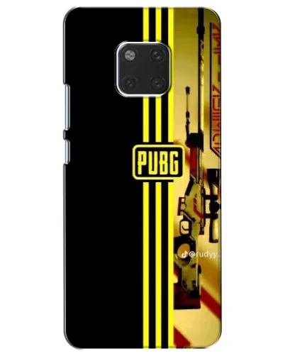Чехол для Huawei Mate 20 (HMA-L09, HMA-L29) с картинкой «PUBG — камуфляжный шлем»