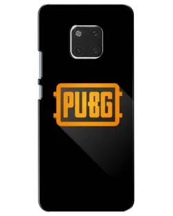 Чехол для Huawei Mate 20 (HMA-L09, HMA-L29) с картинкой «PUBG — рамка лого»