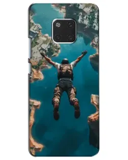 Чехол для Huawei Mate 20 (HMA-L09, HMA-L29) с картинкой «PUBG — свободное падение»