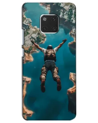 Чехол для Huawei Mate 20 (HMA-L09, HMA-L29) с картинкой «PUBG — свободное падение»