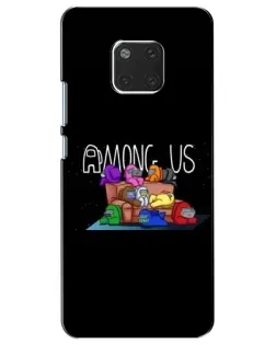 Чехол для Huawei Mate 20 (HMA-L09, HMA-L29) с картинкой «Логотип Among Us» Чехол для Huawei Mate 20 (HMA-L09, HMA-L29) с картинкой «Логотип Among Us»