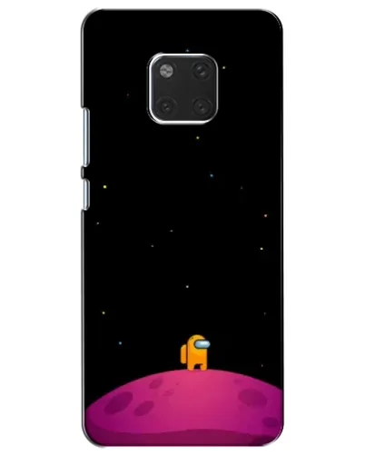 Чехол для Huawei Mate 20 (HMA-L09, HMA-L29) с картинкой «Одинокий герой на планете»