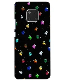 Чехол для Huawei Mate 20 (HMA-L09, HMA-L29) с картинкой «Экипаж Among Us»