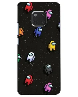 Чехол для Huawei Mate 20 (HMA-L09, HMA-L29) с картинкой «Космический паттерн Among Us»