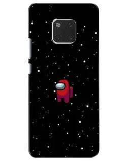 Чехол для Huawei Mate 20 (HMA-L09, HMA-L29) с картинкой «Красный Among Us»