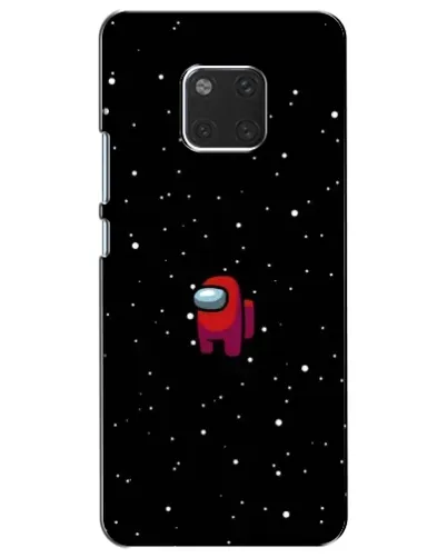 Чехол для Huawei Mate 20 (HMA-L09, HMA-L29) с картинкой «Красный Among Us»