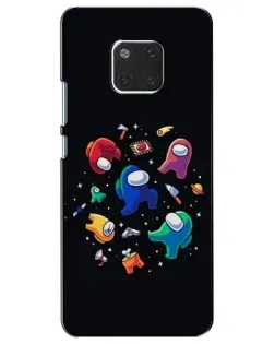 Чехол для Huawei Mate 20 (HMA-L09, HMA-L29) с картинкой «Among Us космос»
