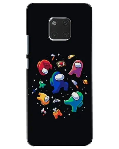 Чехол для Huawei Mate 20 (HMA-L09, HMA-L29) с картинкой «Among Us космос»