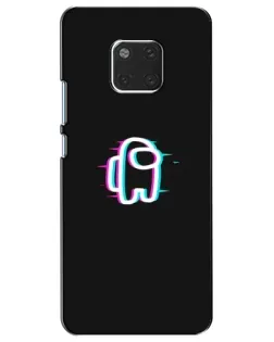 Чехол для Huawei Mate 20 (HMA-L09, HMA-L29) с картинкой «Among Us неон»