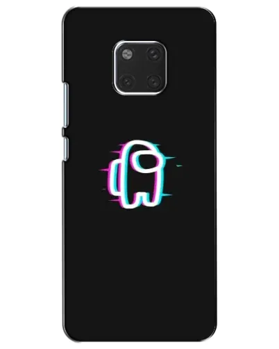 Чехол для Huawei Mate 20 (HMA-L09, HMA-L29) с картинкой «Among Us неон»