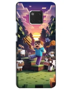 Чехол для Huawei Mate 20 (HMA-L09, HMA-L29) с картинкой «Стив на ферме» Чехол для Huawei Mate 20 (HMA-L09, HMA-L29) с картинкой «Стив на ферме»