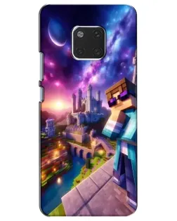 Чехол для Huawei Mate 20 (HMA-L09, HMA-L29) с картинкой «Стив и космос»