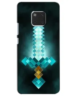 Чехол для Huawei Mate 20 (HMA-L09, HMA-L29) с картинкой «Алмазный меч неон»