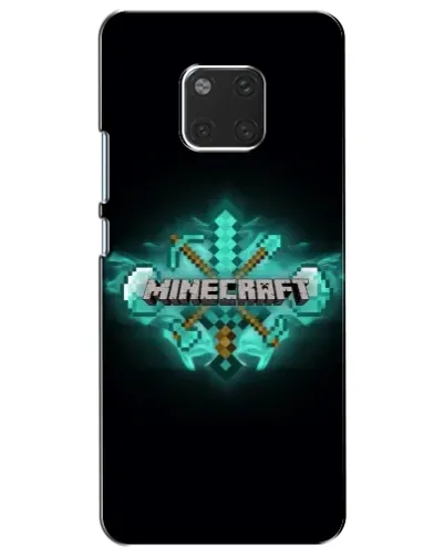 Чехол для Huawei Mate 20 (HMA-L09, HMA-L29) с картинкой «Minecraft Diamond лого»