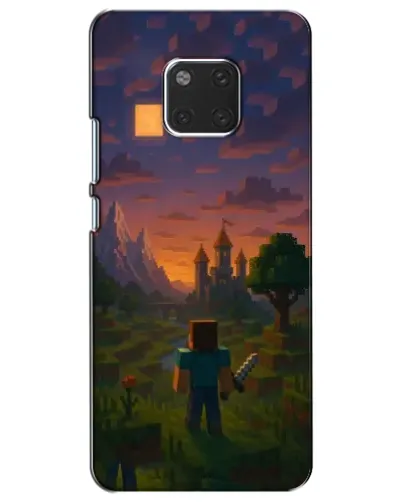Чехол для Huawei Mate 20 (HMA-L09, HMA-L29) с картинкой «Стив у башни»