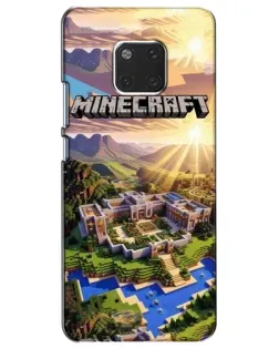 Чехол для Huawei Mate 20 (HMA-L09, HMA-L29) с картинкой «Minecraft панорама»
