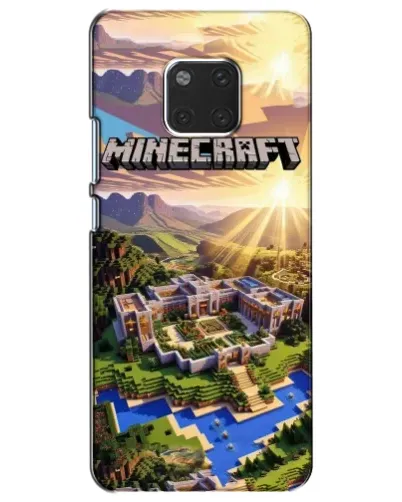 Чехол для Huawei Mate 20 (HMA-L09, HMA-L29) с картинкой «Minecraft панорама»
