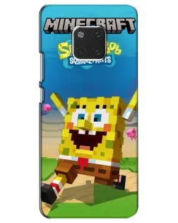 Чохол для Huawei Mate 20 (HMA-L09, HMA-L29) з картинкою «Губка Боб Minecraft» Чохол для Huawei Mate 20 (HMA-L09, HMA-L29) з картинкою «Губка Боб Minecraft»