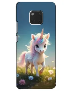 Чехол для Huawei Mate 20 (HMA-L09, HMA-L29) с картинкой «Единорог на поляне»