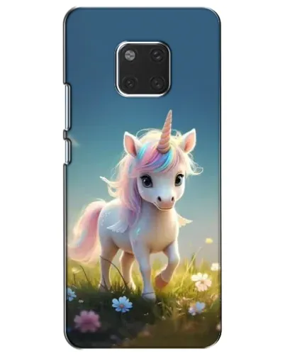 Чехол для Huawei Mate 20 (HMA-L09, HMA-L29) с картинкой «Единорог на поляне»