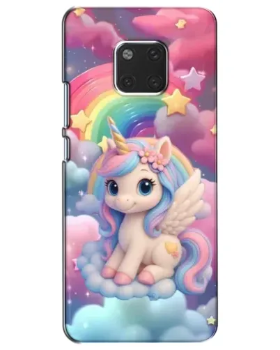 Чехол для Huawei Mate 20 (HMA-L09, HMA-L29) с картинкой «Маленький единорог»