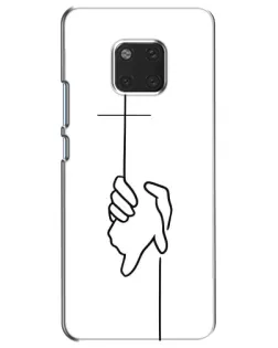 Чехол для Huawei Mate 20 (HMA-L09, HMA-L29) с картинкой «Рука держит»