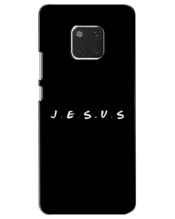Чехол для Huawei Mate 20 (HMA-L09, HMA-L29) с картинкой «Точки веры J.E.S.U.S.»