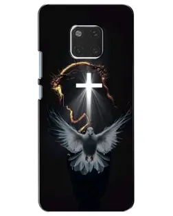 Чехол для Huawei Mate 20 (HMA-L09, HMA-L29) с картинкой «Голубь и Свет»
