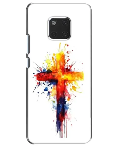 Чехол для Huawei Mate 20 (HMA-L09, HMA-L29) с картинкой «Акварельный крест» Чехол для Huawei Mate 20 (HMA-L09, HMA-L29) с картинкой «Акварельный крест»