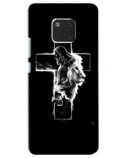 Чехол для Huawei Mate 20 (HMA-L09, HMA-L29) с картинкой «Сияющий крест Jesus»