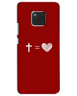 Чехол для Huawei Mate 20 (HMA-L09, HMA-L29) с картинкой «Уравнение любви»