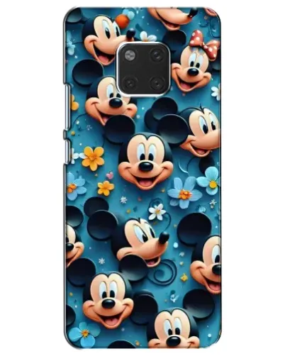 Чехол для Huawei Mate 20 (HMA-L09, HMA-L29) с картинкой «Паттерн Микки и Минни»