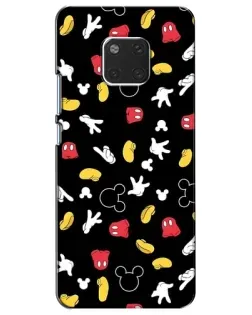 Чехол для Huawei Mate 20 (HMA-L09, HMA-L29) с картинкой «Графический принт лапок»