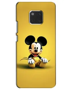 Чехол для Huawei Mate 20 (HMA-L09, HMA-L29) с картинкой «Микки на желтом»