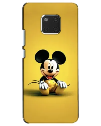 Чехол для Huawei Mate 20 (HMA-L09, HMA-L29) с картинкой «Микки на желтом»